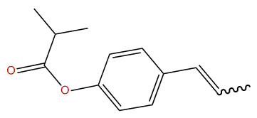 Isochavicol isobutyrate